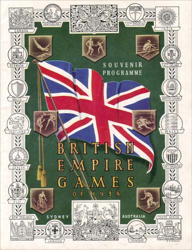 1938 British Empire Games Programme Cover