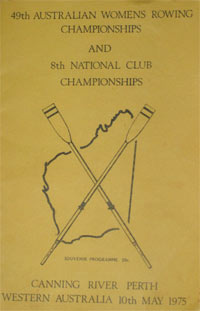 1975 Women's Programme Cover