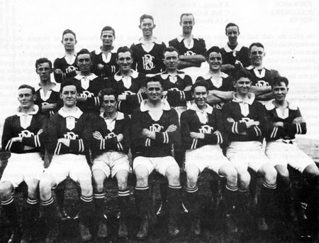 1920s Barwon Rowing Club's Football Team