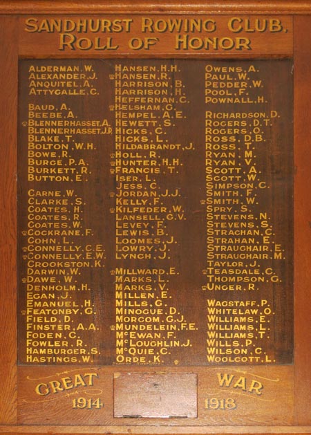 1914-18 Roll of Honour