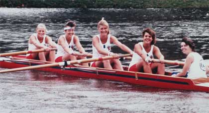 1985 Our first winning Mercantile women's crew