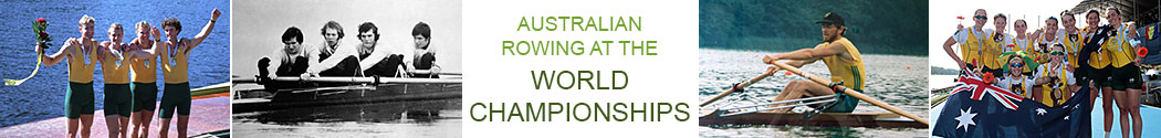 history of australian rowing at world championships