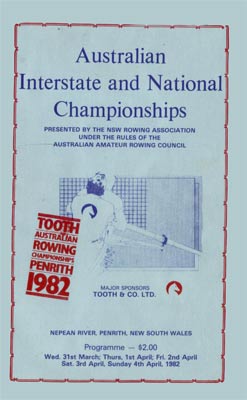 1982 programme cover
