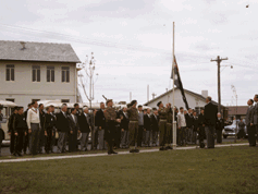 1956 Flag Raising Australia