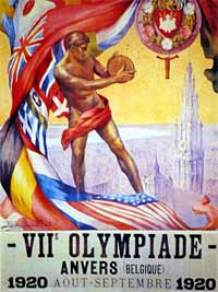 1920 Olympic poster