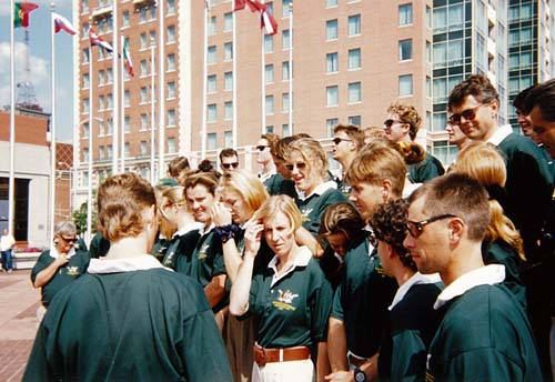 1994 Australian Team at Opening Ceremony