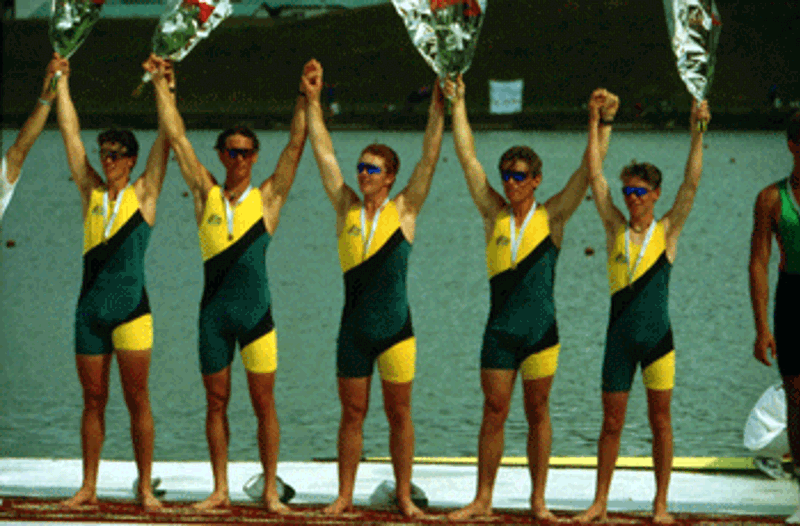 1995 Men's Junior Coxed Four gold medallists